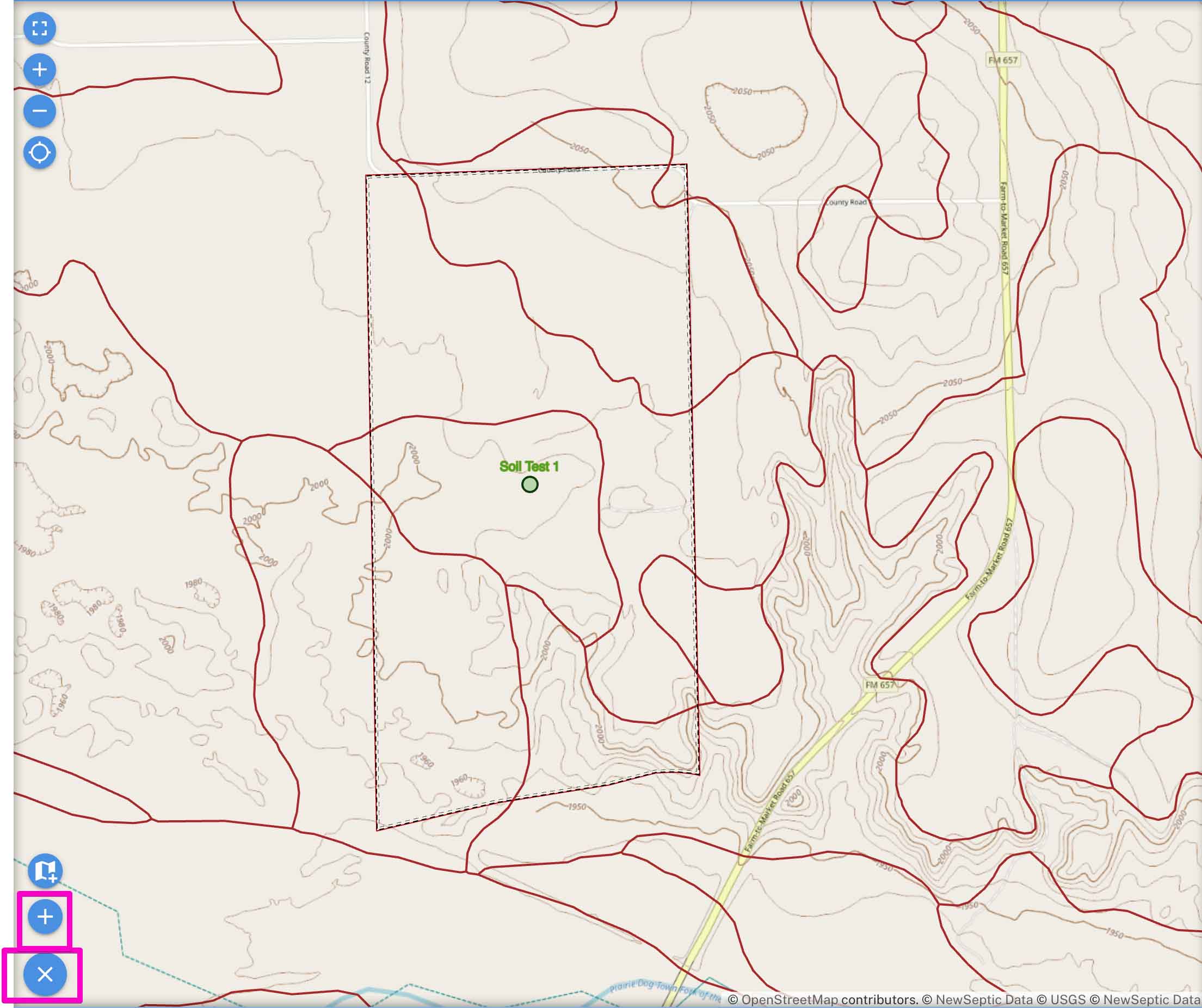 landplan map septic design