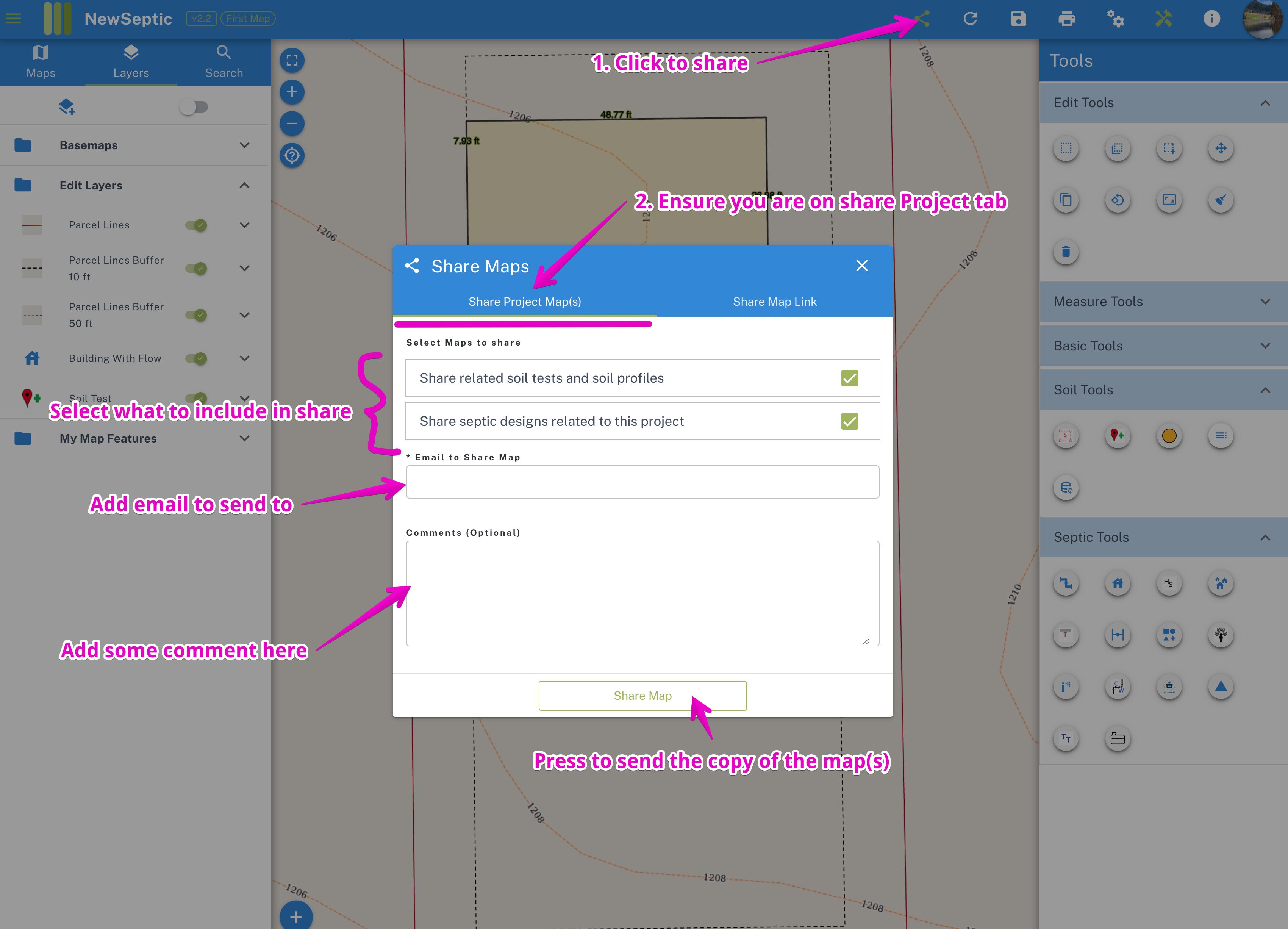 Share Map Copy